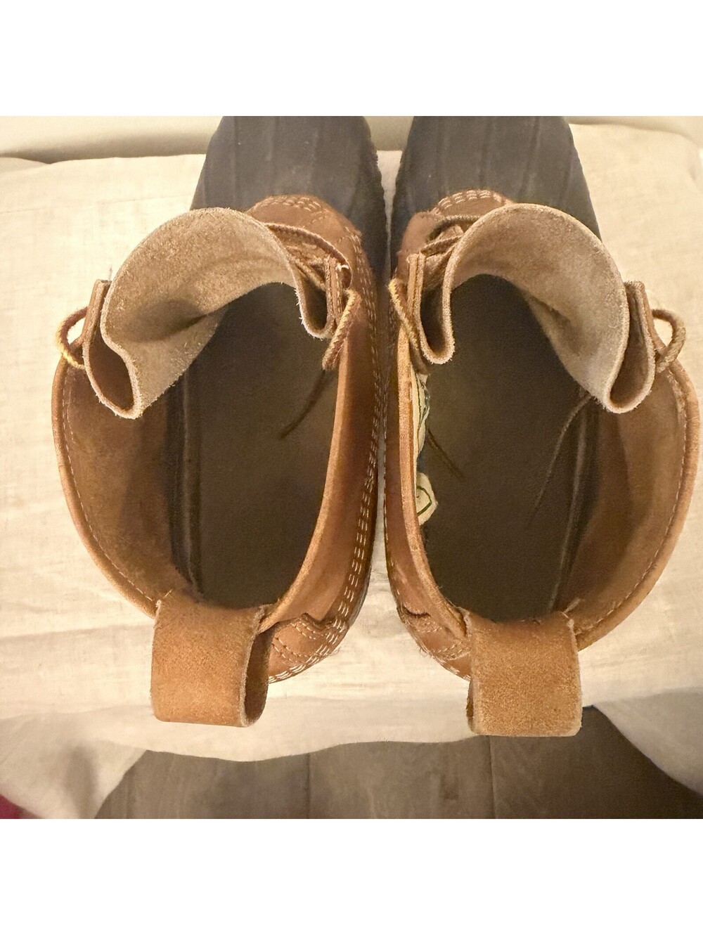 Vintage L.L. Bean Boot 90s Maine Hunting Rubber Leather Made in USA Boots 10 Men - Picture 9 of 13